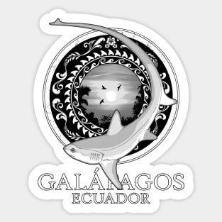 Thresher Shark Ecuador Galápagos Sticker